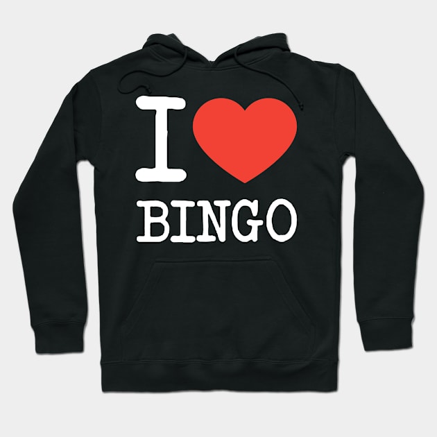 i love bingo Hoodie by KCOBRA